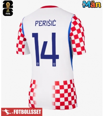Kroatien Ivan Perisic #14 Hemmatröja VM 2026 Kortärmad